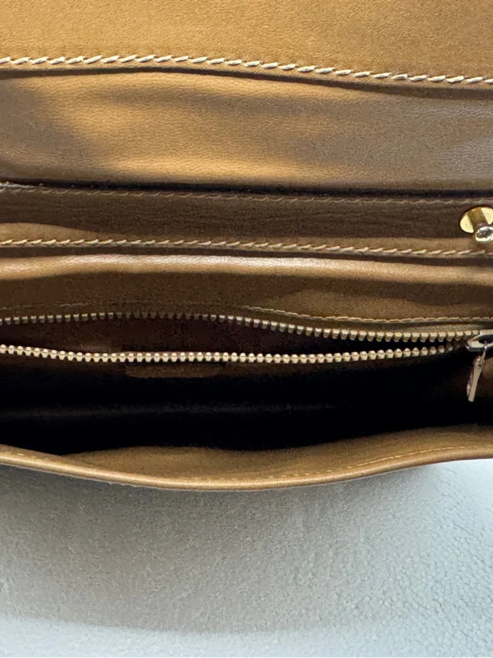 Celine Monogram Brown Canvas Envelope Clutch - Excellent Condition! - Picture 3 of 6